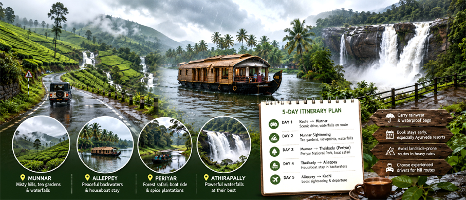 Kerala monsoon travel