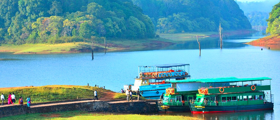 periyar boat view